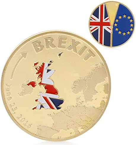 2016 Brexit Commemorative Coin Plated Gold