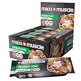 Maximuscle Promax Lean High Protein Bar, Chocolate Salted Caramel, 55 g, Pack of 12