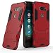 Produktbild LG V30 Hülle ZaPro® [Tough Armor] Extrem Fallschutz mit Ständer Doppelte Schutzschicht Stoßabweisend Handyhülle Silikon TPU Innenteil + Polykarbonat Außenteil Schutzhülle für LG V30 Case Cover (Red)