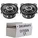 Produktbild Citroen C1 - Lautsprecher Boxen Helix Match MS4X 10cm Koaxsystem Auto Einbauzubehör - Einbauset