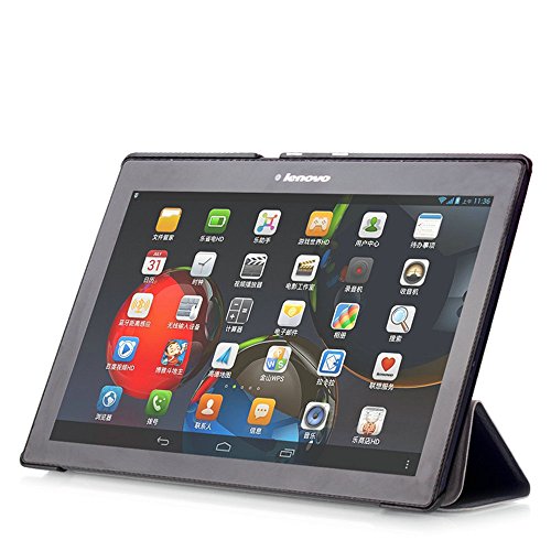 ZhouYun Lenovo Tab 2 A10 / Tab 3 10 Business Hülle – Slim Lightweight Smart Shell Case Hülle with Auto Wake/Sleep Für Lenovo Tab 2 A10-70, Tab 2 A10-30(TB2-X30F), Tab 3 10 Tablet MG - 4