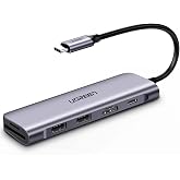 Ugreen Type-C to HDMI USB 3.0 TF SD PD D&ouml;n&uuml;şt&uuml;r&uuml;c&uuml; &Ccedil;ok Fonksiyonlu Adapt&ouml;r