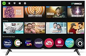 Shinco 109 cm (43 Inches) Full HD Smart LED TV SO43AS (Black) (2021 Model) | with Alexa Built-in