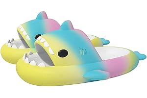 GULAKY Cloud Shark Slides Pillow Slippers Damen /Herren Hausschuhe Unisex Badeschuhe für Sommer