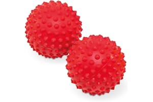 TONKEY ACTIVE LIFE - Pallina Massaggio Piede - Massaggiatore Muscolare per Testa, Collo, Cervicale, Schiena e Gambe - Palla Morbida per Ridurre Stress - Spiky Trigger Point Ball per Riabilitazione