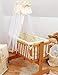 7 PIECE BABY CRIB BEDDING SET (Fits Rocking / Swinging Crib / Cradle 90x40cm) - On Ladders Yellow