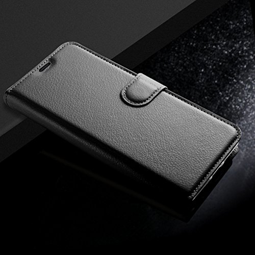 Alcatel 3V HÃ¼lle, KuGi Alcatel 3V Wallet Case, Brieftasche Case HÃ¼lle PU Kunstleder Flip Case mit Standfunktion KartenfÃ¤cher und Bargeld fÃ¼r Alcatel 3V smartphone.Schwarz