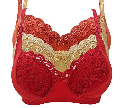 X-Well Lehar Red, Skin and Copper Bra RS.301 (67.00% Off) - Amazon