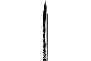 NYX Professional Makeup Eye Liner, Epic Ink Liner, Waterproof Liquid Eyeliner Pen, 1 Stroke Intense Pigment, Flexible Brush f