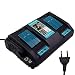 Produktbild Neue Ersatz 2-in-1 DC18RD Lithium-Ionen Dual Port 14,4-18V 4,0A Power Tools Schnelle Ladegerät USB für Makita BL1830 1850 BL1830 BL1840 BL1850B BL1820 BL1815 BL1840B BL1450 - EU-Standard-Stecker