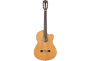 Fender CN-140SCE Guitare acoustique en nylon, touche en noyer, naturel avec étui, Inclus des Cours Virtuels Gratuits sur Fender Play