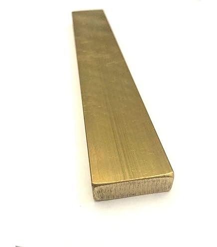 Barre In Ottone Quadrate 12x12 Mm - Lunghezza 100 Mm Per Fai-da-te E Modellismo