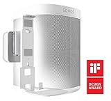 Schwenkbare und Neigbar Sonos Halterung für Ihre Sonos Boxen: Sie können Ihre Boxen um 30 Grad nach unten oder oben neigen und um 70 Grad nach links und rechts schwenken. Um die Hörposition des Lautsprecher neu zu positionieren.