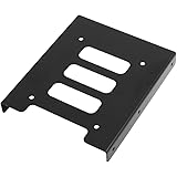 sourcing map Metal 2.5" to 3.5" SSD HDD Mounting Adapter Bracket Hard Drive Holder