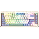 REDRAGON UCAL PRO K673CPG-RGB-PRO Beyaz Kablosuz Klavye