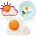 Produktbild Backform Silikon Form Wolke Ei Eier Pancake Ring robust Kochen Küche
