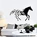 Produktbild Meaosyy Animali astratti al galoppo Cavallo da corsa Uccelli Vinile Adesivo Home Decor Soggiorno Arte murale Adesivi murali 56 * 89cm