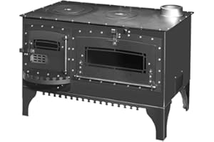 eforisi Outdoor-Küchenofen Terrassenofen Kuzine Soba/Gartenküche Ofen mit Holzkohle (ST37 (Edel))