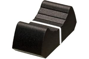 U/D Manopola di ricambio per console, mixer, slider, fader, 24 x 11 x 10 mm, compatibile con mixer Yamaha, Soundcraft e Behringer, 10 pezzi (nero)