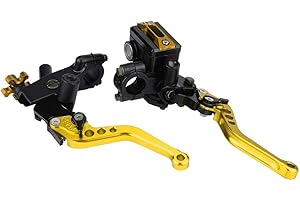 EBTOOLS Drz400 Adjustable Levers - 7/8 "(22Mm) Freno Idraulico Universale + Leva Frizione Coppia Di Olio Metallo Coppia Sinistra E Destra Adatta Per La Maggior Parte Dei Motocic