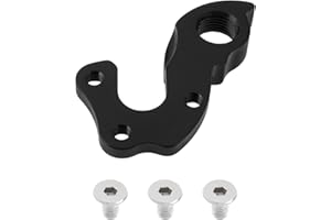 Briny River Patilla de Cambio de Bicicleta de Aluminio CNC con Tornillos Compatible con Planet X XLS Color Negro