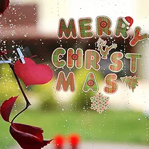 Snowflake Paper Card, Christmas Decal Showcase Stickers Convenient for Party for Children for Couples for Colleague for Juniors for Home