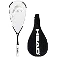 HEAD Nano Ti 115 Squash Racket, includes Protective Cover