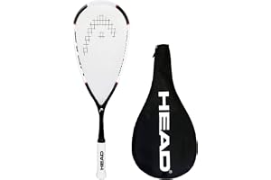 HEAD Nano Ti 115 Squash Racket, includes Protective Cover