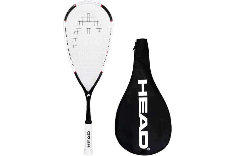 HEAD Nano Ti 115 Squash Racket, includes Protective Cover