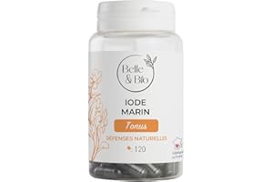 BELLE & BIO Belle&Bio Iode Marine 120 gélules - 150 µg/gélule Fabriqué en France