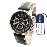 Seiko – SSB073P2 – Zeigt Herren – Quartz Chronograph Armband Haut schwarz