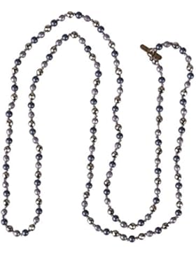 KELITCH Einfachen Perlenschnur Handgemacht Strangkette Kristall Hemätit Perlen Kette