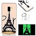Produktbild Hülle Leuchtende Galaxy A5 2018/A8 2018 Silikon Etui Handy Hülle Weiche Transparente Luminous TPU Back Case Tasche Schale Leuchten In Der Nacht Für Samsung Galaxy A5 2018/A8 2018 + Schlüsselanhänger (P) (6)