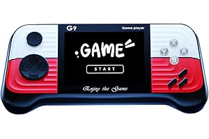 FIOTASY Handheld Game Console Built-in 400 Retro Games, Travel-friendly Gaming Console with Long Battery Life, Plug and Play Video Game Console for Kid, Handheld Video Game Console for Boys Girls