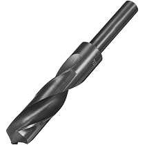 HARFINGTON Bohrer 31 Mm – Reduzierter Schaft 1/2", 3-flach, 4241 HSS, Nitriert, 118° Spitzenwinkel
