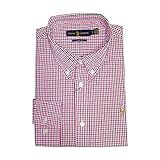 tenis polo ralph lauren rojos  Ralph Lauren Camisa Classic Slim Fit (M, Red/Black)