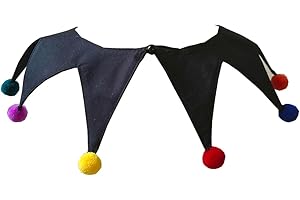 CAMDOM Christmas Clown Collar Jester Costume Accessories