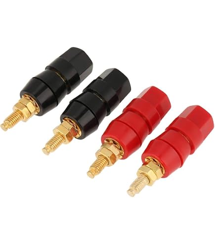 20 Prese A Banana Da Pannello Eujgoov 4mm – Connettori Femmina Placcati Rame – Per Apparecchiature Elettroniche, Industriale E Domestico – Colore Rosso - 2