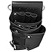 LuckyFine JA-101 15 pack kits hairdressing scissors barber special fashion bag multifunction pockets kit black