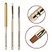 Elite99 No.6 UV Gel Brush Pen Wood Handle Nylon Hair Nail Lacquer Soak Off Nail Art Tools DIY Manicure Varnish