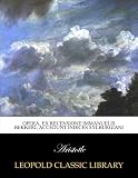 Image de Opera, ex recensione Immanuelis Bekkeri; accedunt indices Sylburgiani