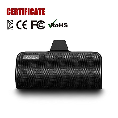iWalk Portable Compact de 3300mAh Batterie Externe Chargeur avec Lightning Power Bank pour iPhone 5 6 7 8 Plus X Se