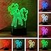 Produktbild 3D Kreative My Little Pony Nachtlicht Tisch Led 7 T Bunte Farbverlauf Kind Baby Tischdekor Freund   Schlaflampen Geschenke