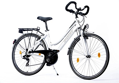 Tretwerk Lugano Comfort 28 Zoll Trekkingrad Damen Weiß (2017) - 2