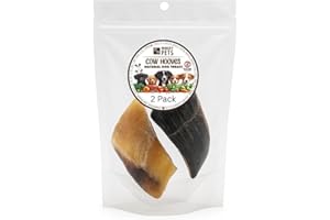 HUNGRY PETS Cow Hooves Premium Natural Dog Treat - 2 Pack