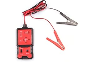 ANCLLO 12V Tester per relè automobilistico strumenti di controllo diagnostico della batteria dell'auto, compagno della batteria