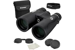 Celestron 72336 Nature DX ED 12x50 Binoculars with Extra-Low Dispersion Objective Lenses for Outdoor and Birding, Fully Multi-Coated with BaK-4 Prisms, Rubber Armoured, Fog & Waterproof