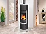 Justus Faro Aqua Kaminofen Stahl Schwarz wasserführend...