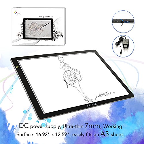 XP-Pen LED Leuchtkasten Lichttisch Light Box (DC, A3) - 9