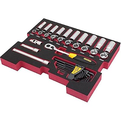 Stanley Fatmax FMHT0-74296 Jeu de Douilles Multicolore Set de 48 pièces